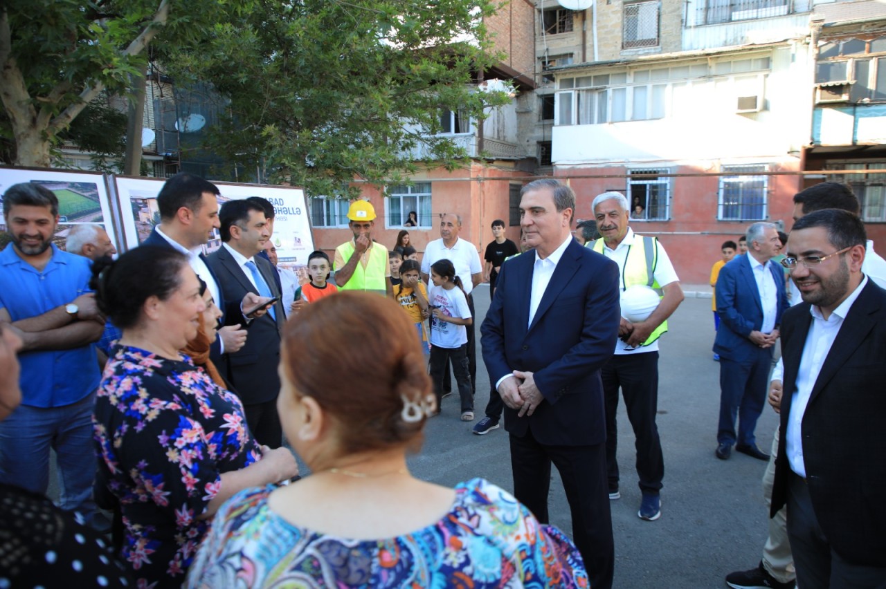 Niyazi Bayramov növbəti “ABAD məhəllə” ilə tanış oldu - FOTOLAR